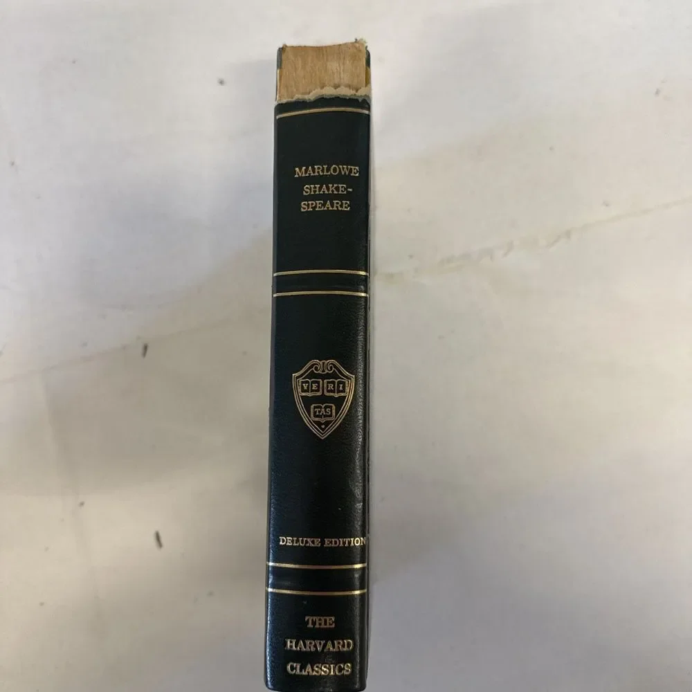 The Harvard‎ Classics Marlowe Shakespeare Deluxe Edition Veritas 1969 Hardcover